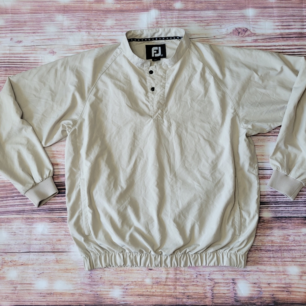 FootJoy Windbreaker Golf Tan M